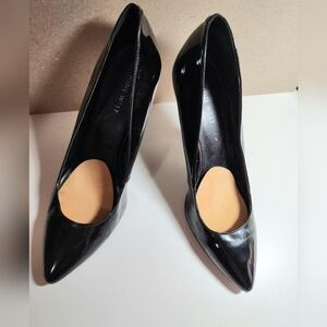 Nine West black high heels in patent leather